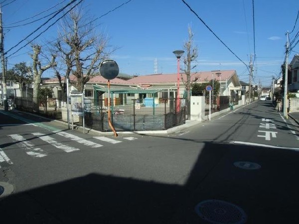 横浜市大曽根保育園(横浜市大曽根保育園まで550m 近隣には保育園が点在しており、子育て中の方にとって、とても心強い環境です。毎日の生活の一部だから、保育園が近いことで送り迎えなどの負担もなりますね。)