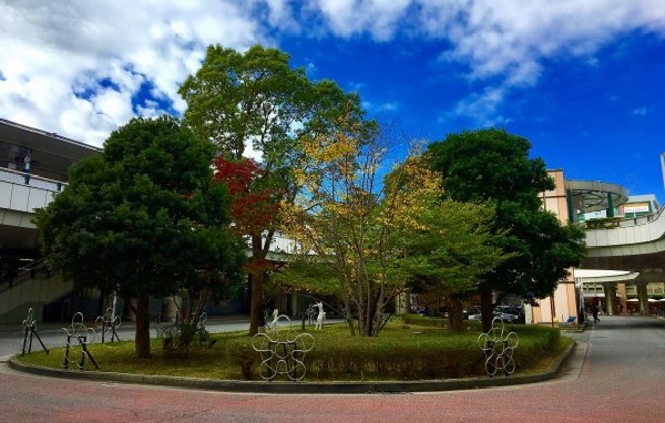 溝の口駅北口ロータリー(田園都市線、大井町線、南武線と多方面へと利便性が良い溝の口駅。川崎市営バスも本数が多いターミナル駅。)