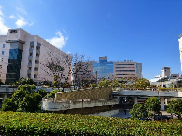 新百合ヶ丘駅　(ショッピングモールや映画館のある駅ビルが立ち並ぶ人気の駅です。区役所等の公共機関も多数集まっており便利です。)