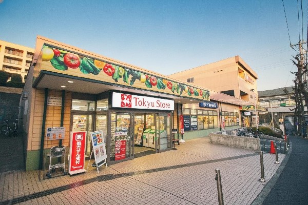 東急ストア  江田店(江田駅に隣接しているスーパー。平日は22時30分まで営業しているので会社帰りにも立ち寄れるので助かる。)